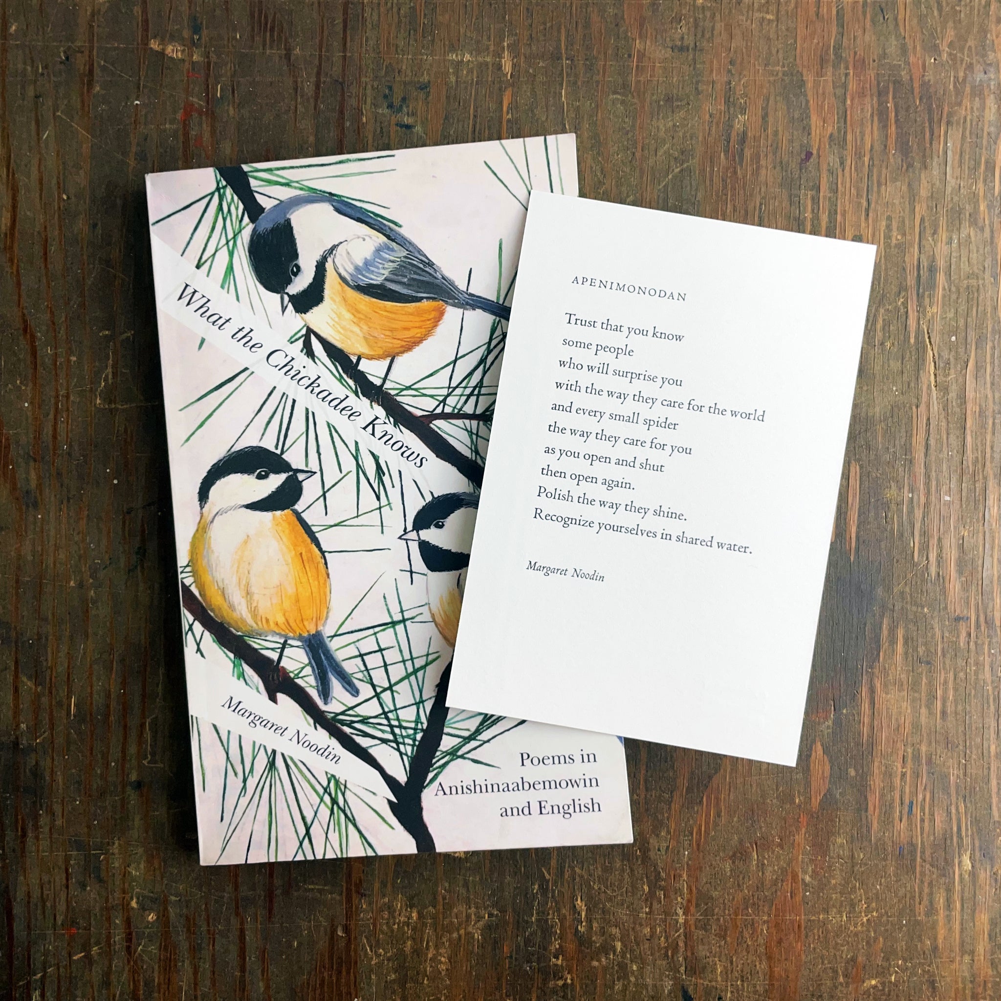 Releasing “Apenimonodan” small print by Margaret Noodin