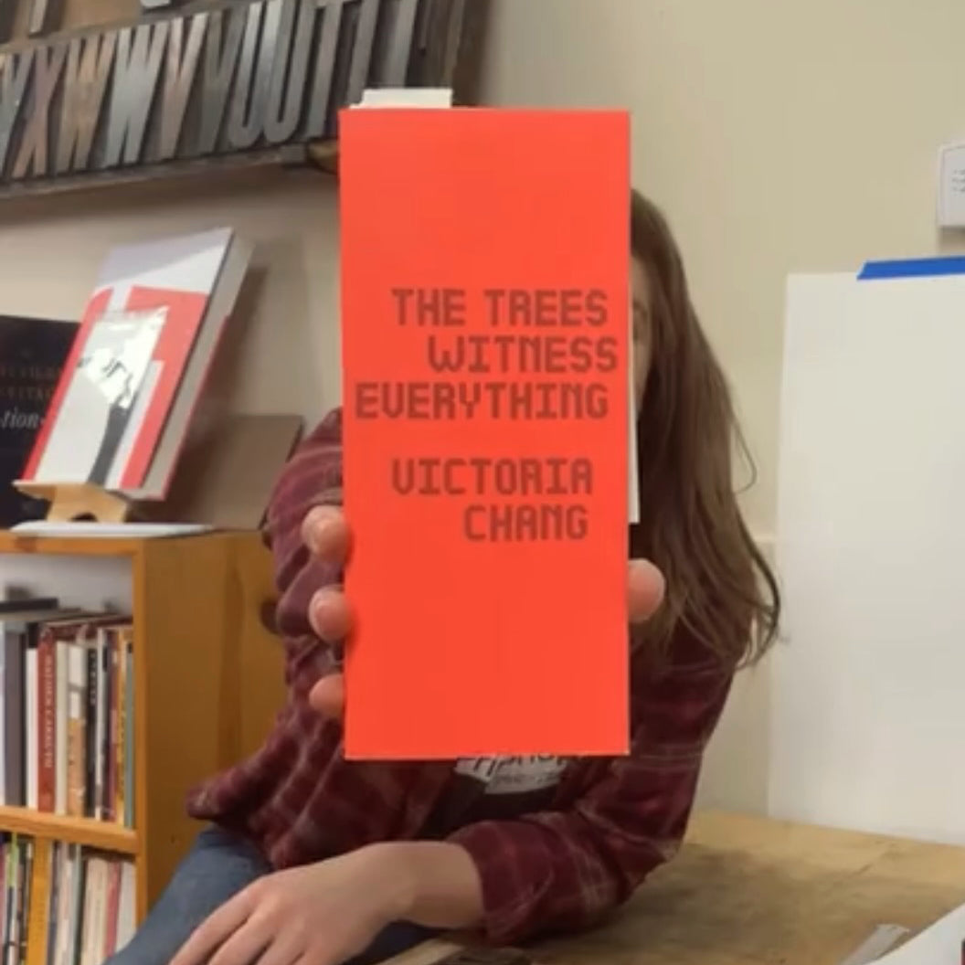 Reading three poems from The Trees Witness Everything by Victoria Chang