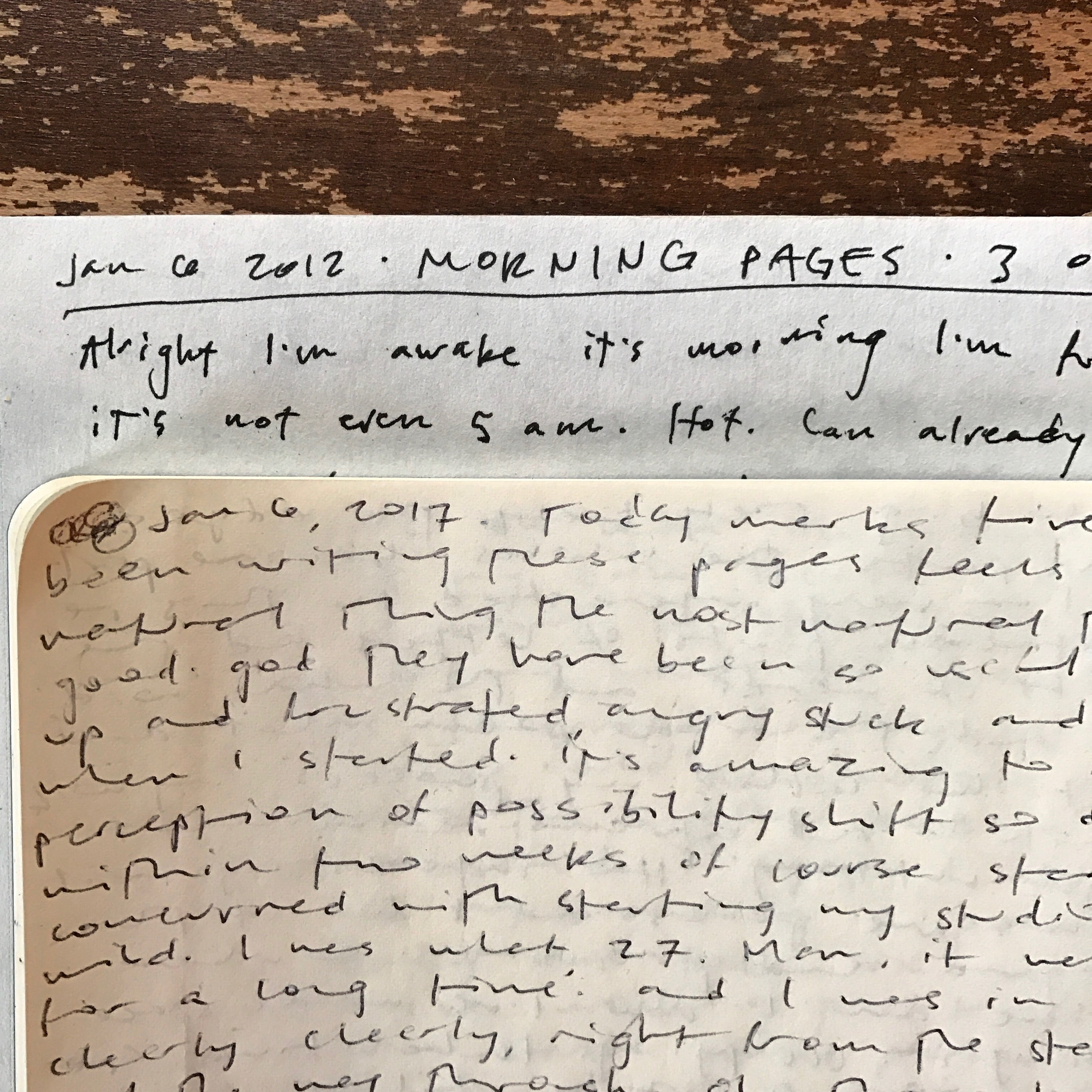 Ode to Morning Pages