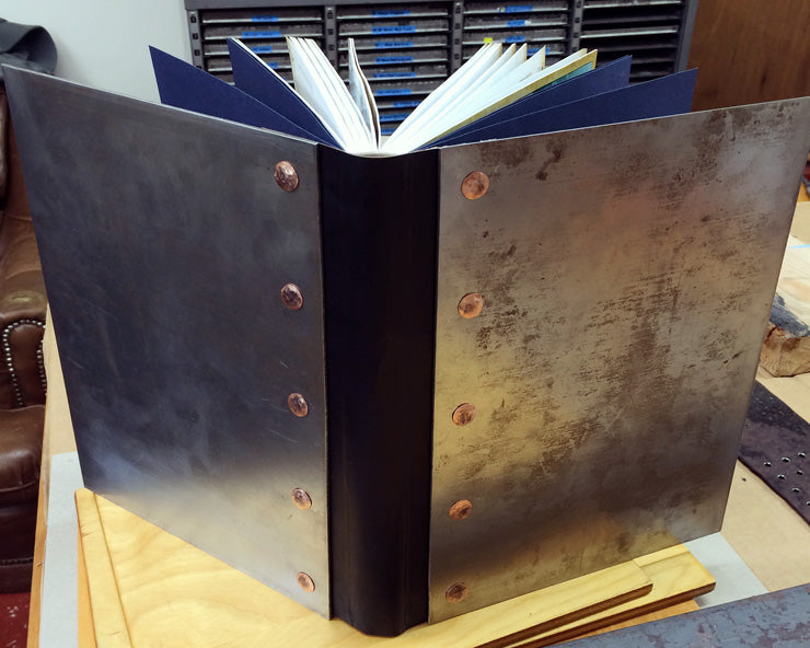 Simplified Binding for Metal Books