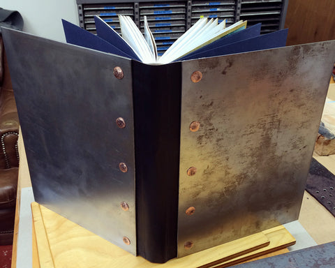 Simplified Binding for Metal Books