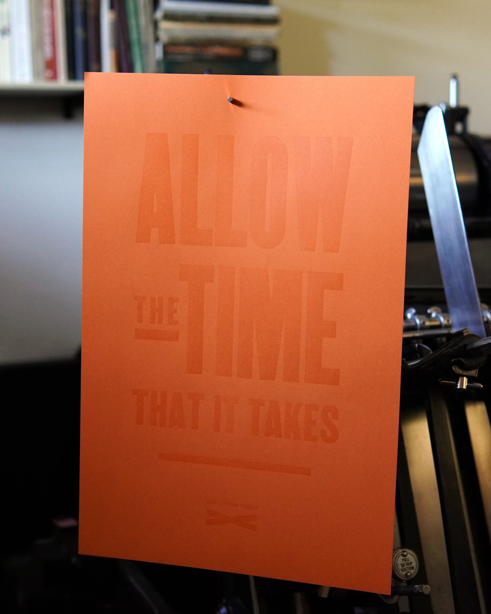 Allow Time poster SECOND