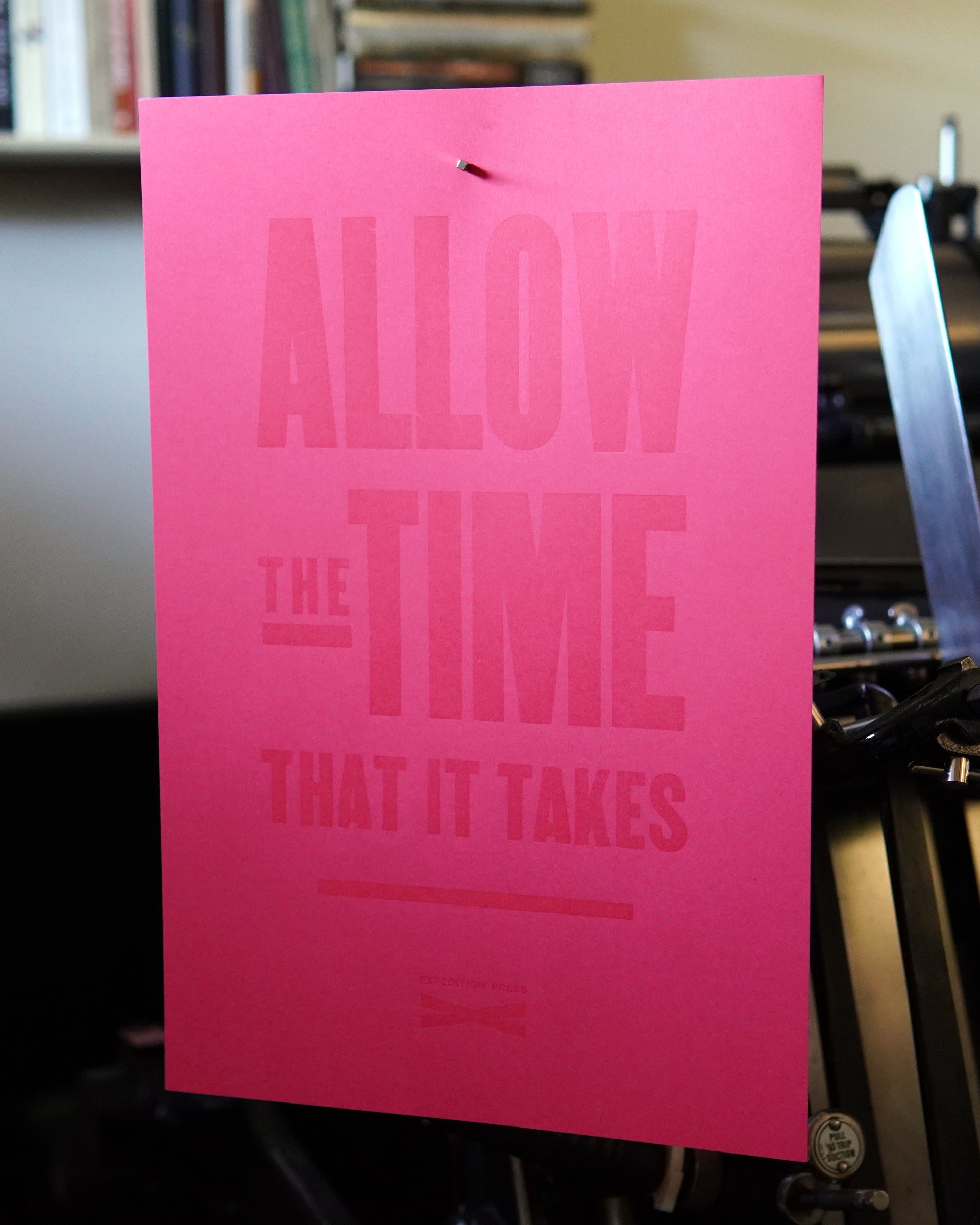 Allow Time poster SECOND