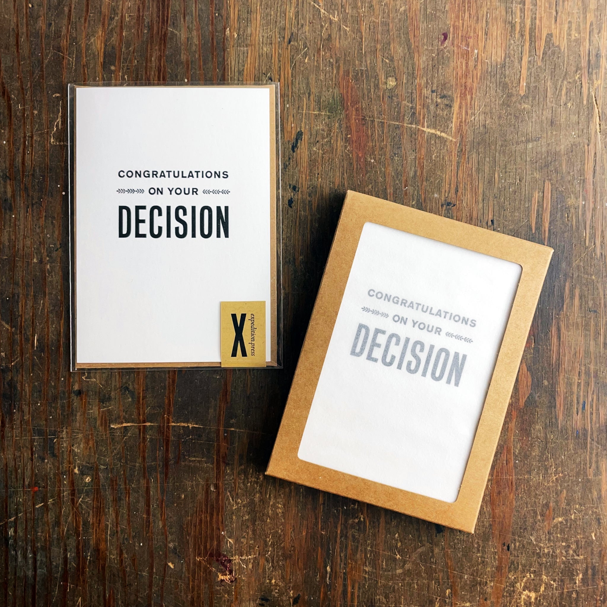 Decision Congrats