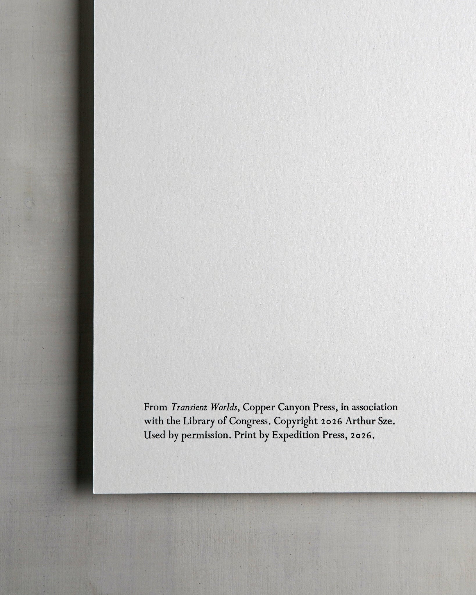 “Drinking Wine (V)” broadside