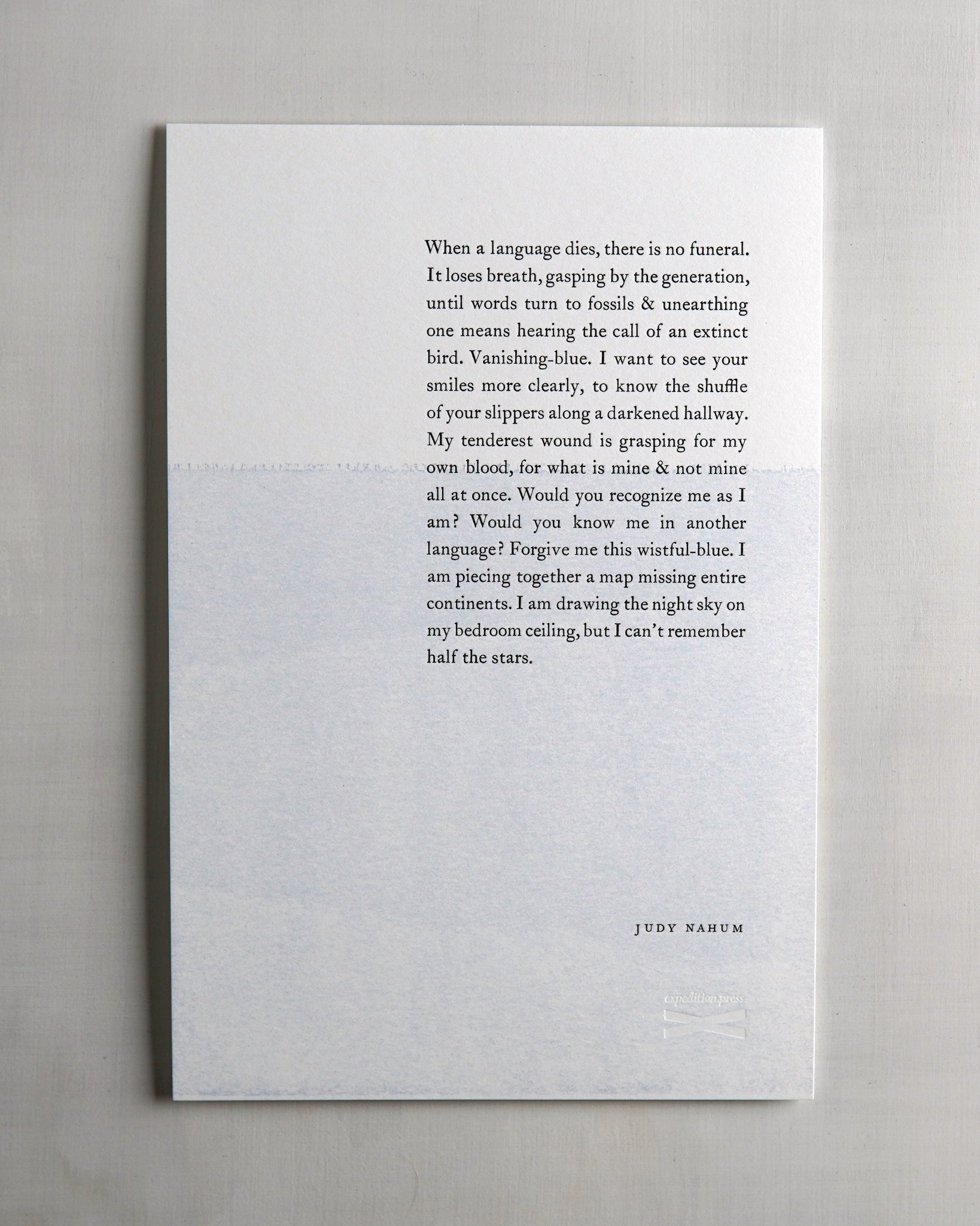 “Half the Stars” broadside
