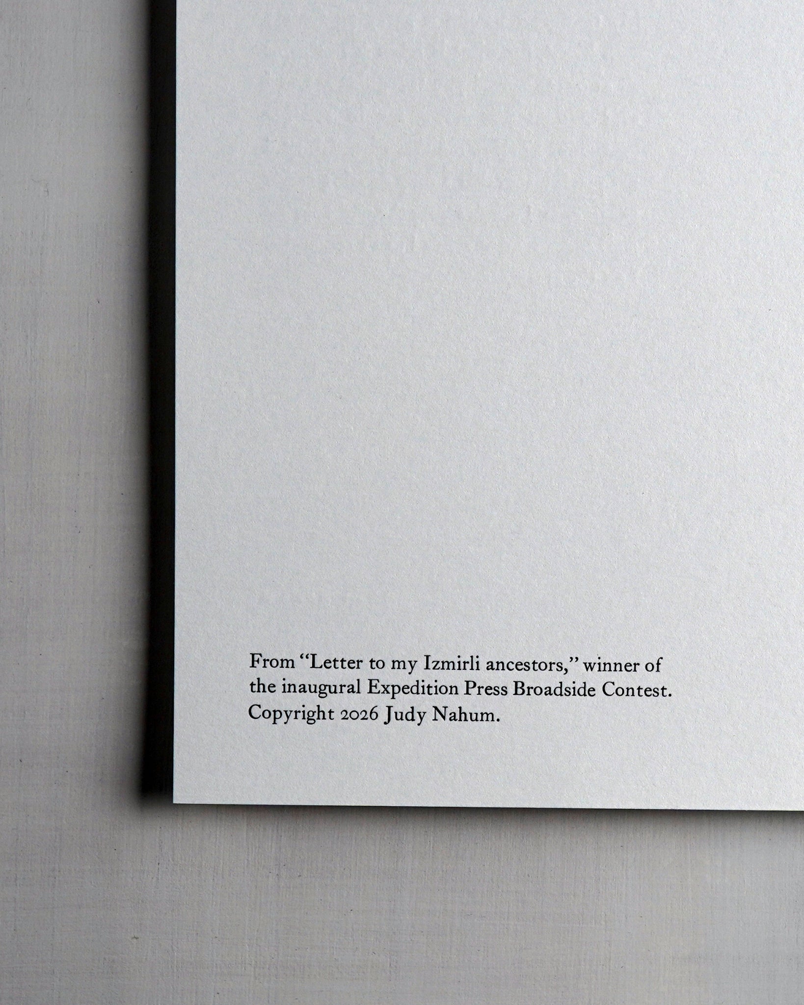 “Half the Stars” broadside
