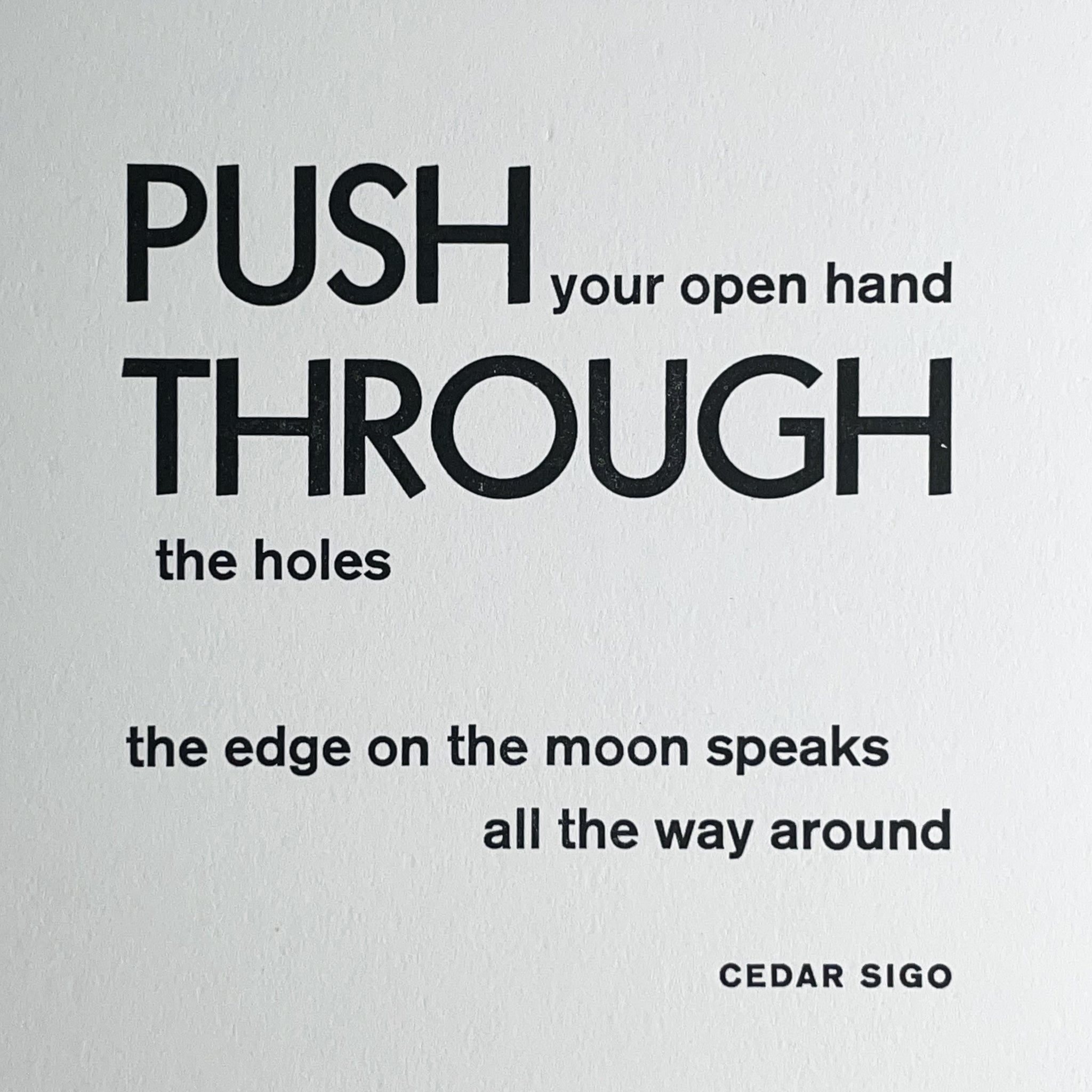 Push Through