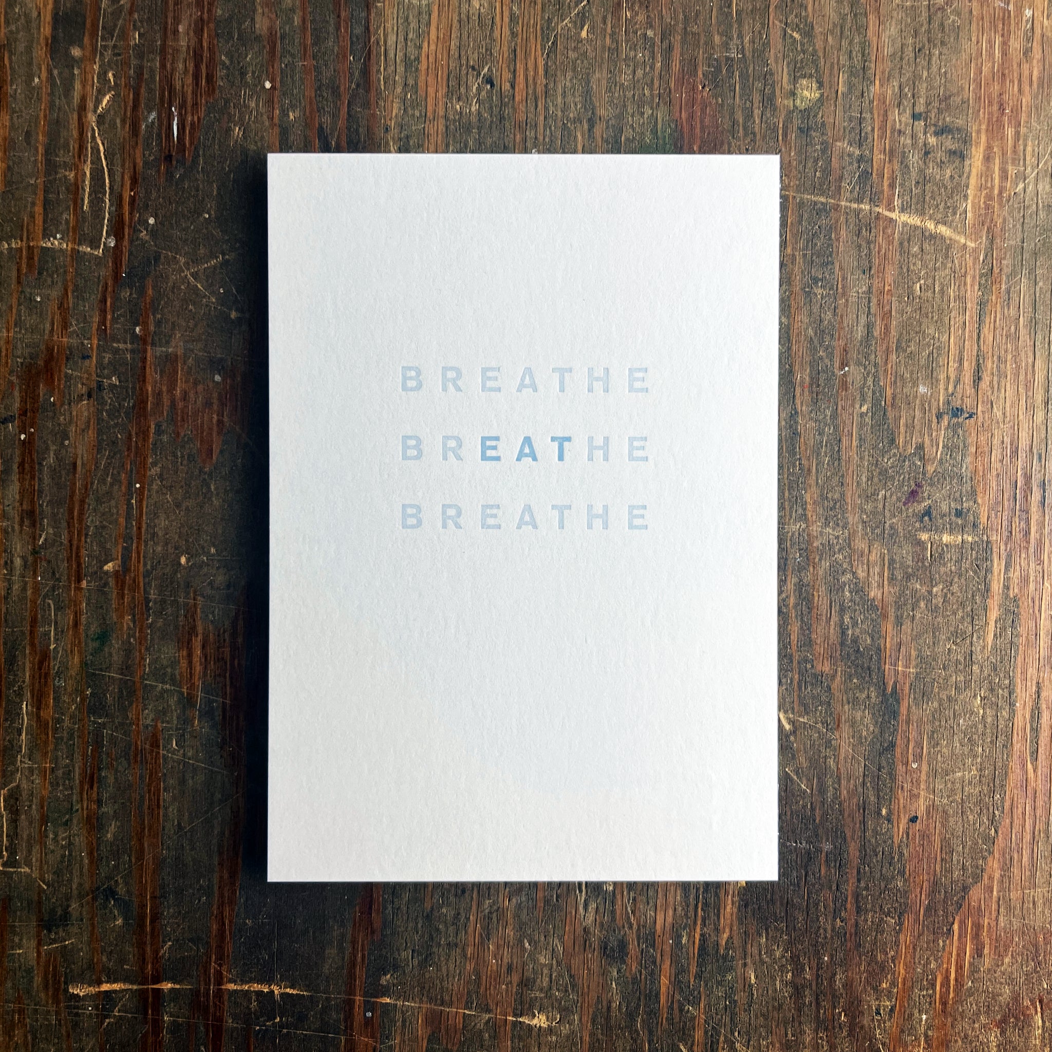 Breathe/eat