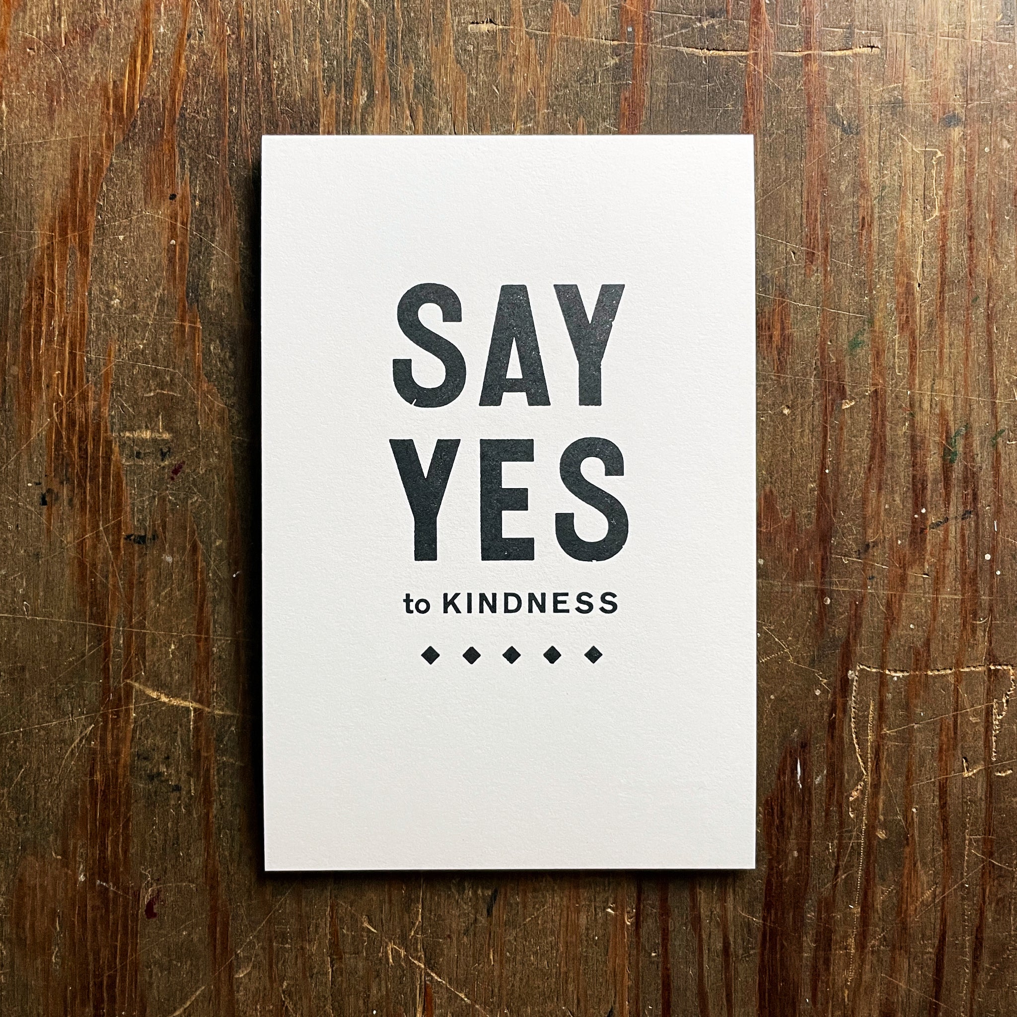 Say Yes to Kindness
