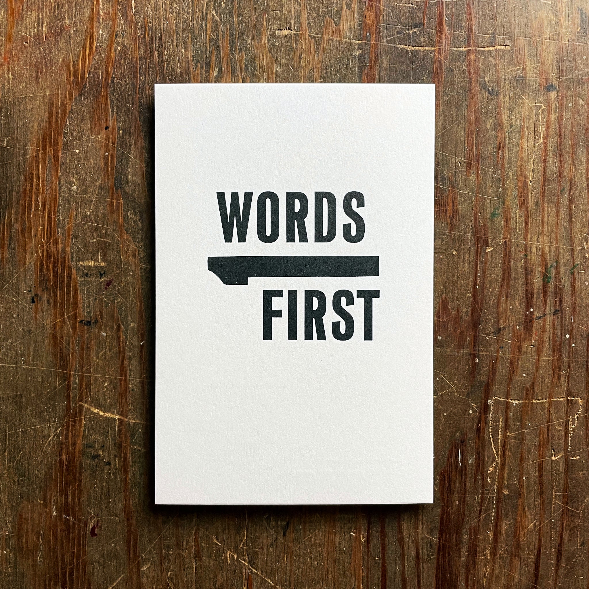 Words First